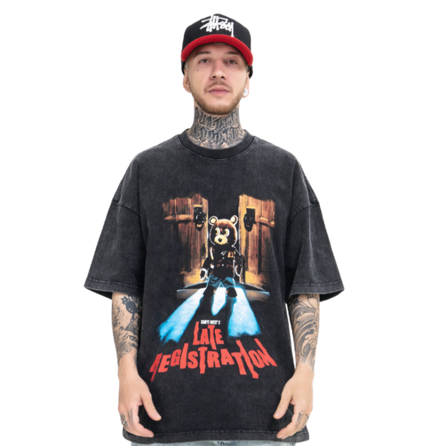 Kanye late registration streetwear t-shirt