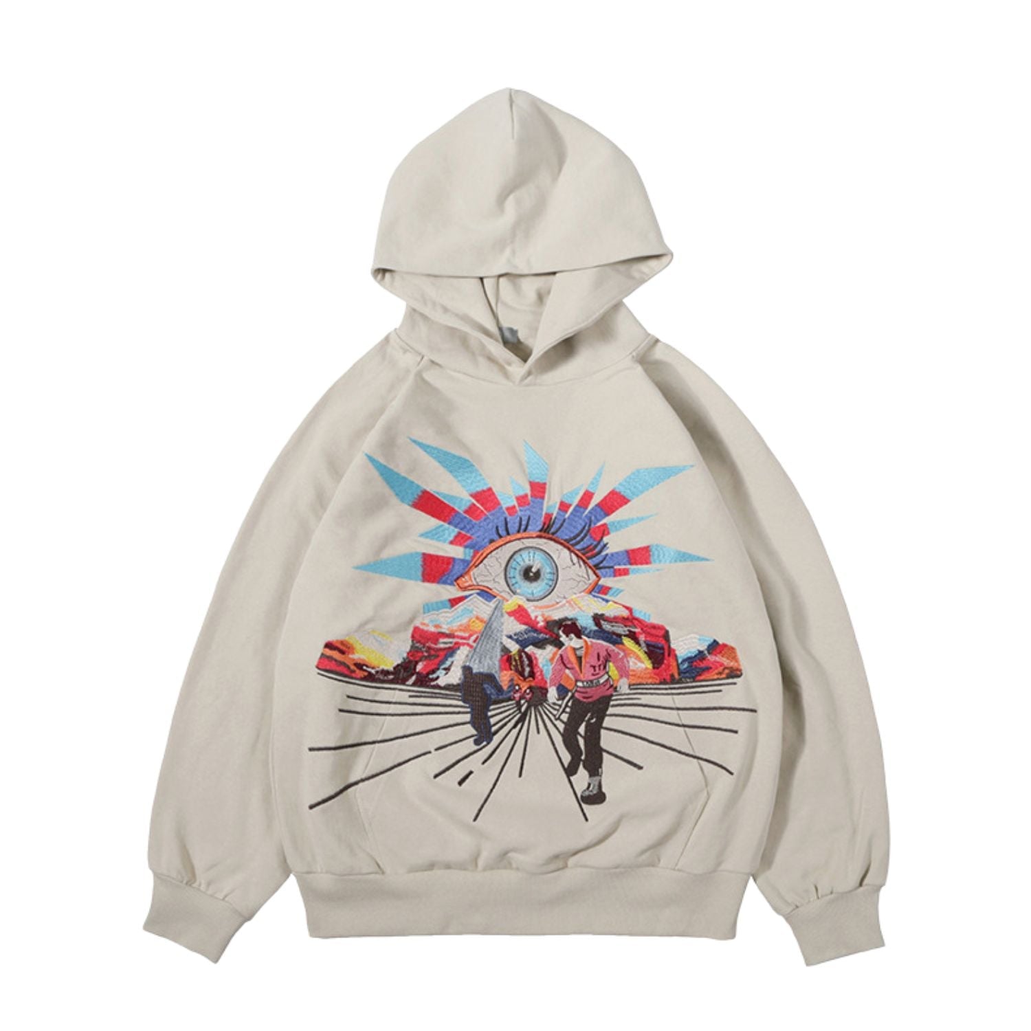 Embroidered Streetwear Hoodie