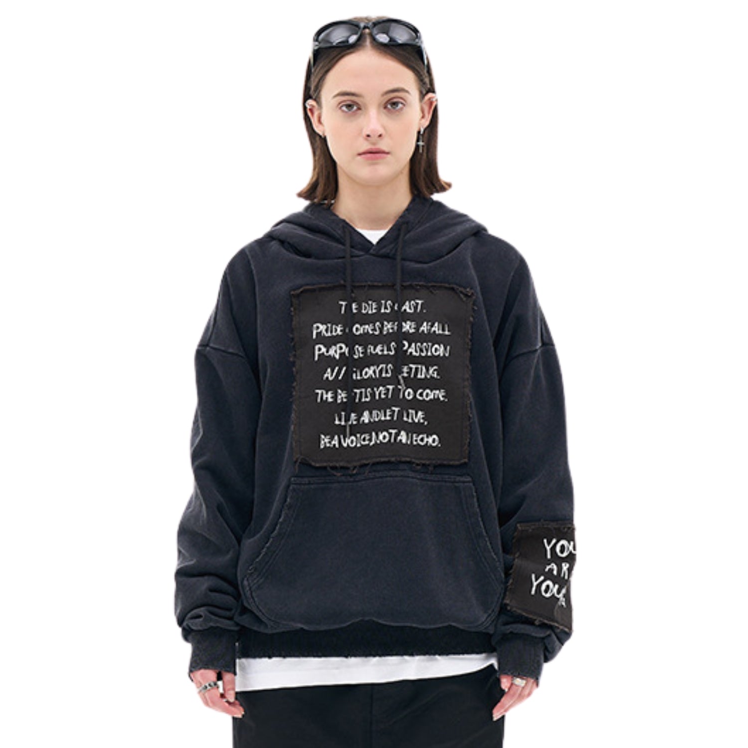 FORGIVENESS Streetwear Denim Hoodie