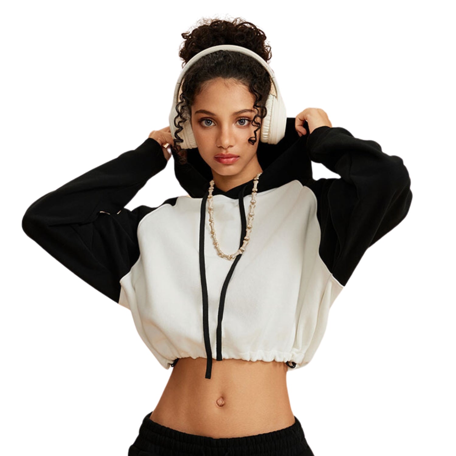 Streetwear Crop-top Hoodie