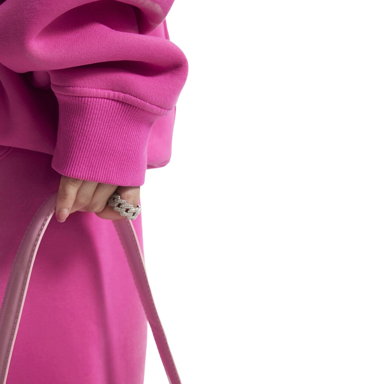 Gradient Pink Oversize Hoodie