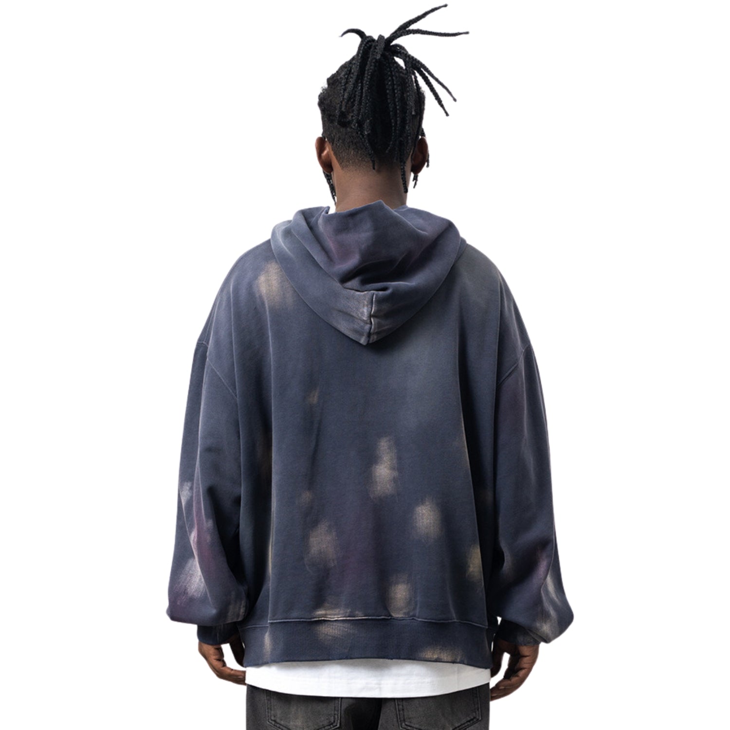 Heavy Washed Streetwear Hoodie