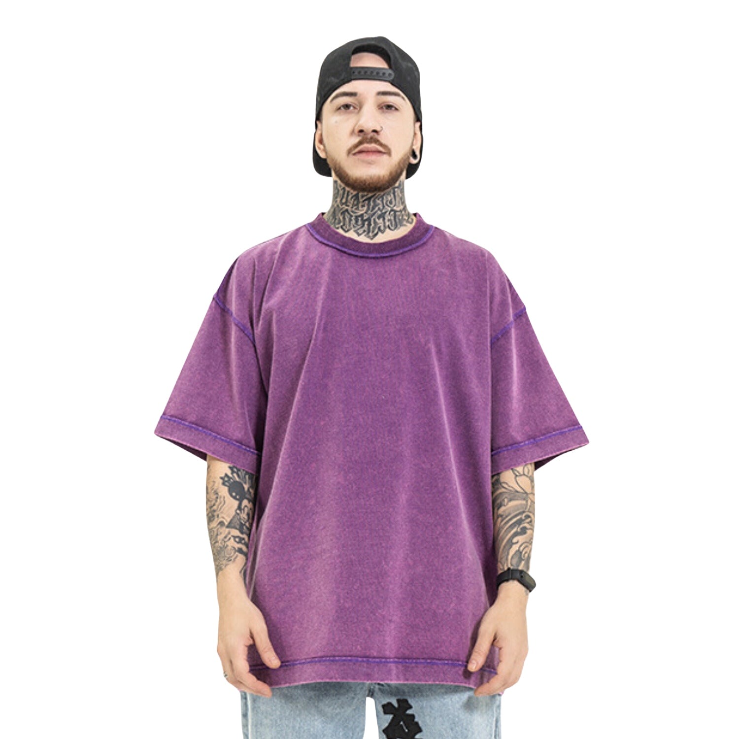 Oversize cotton streetwear t-shirt