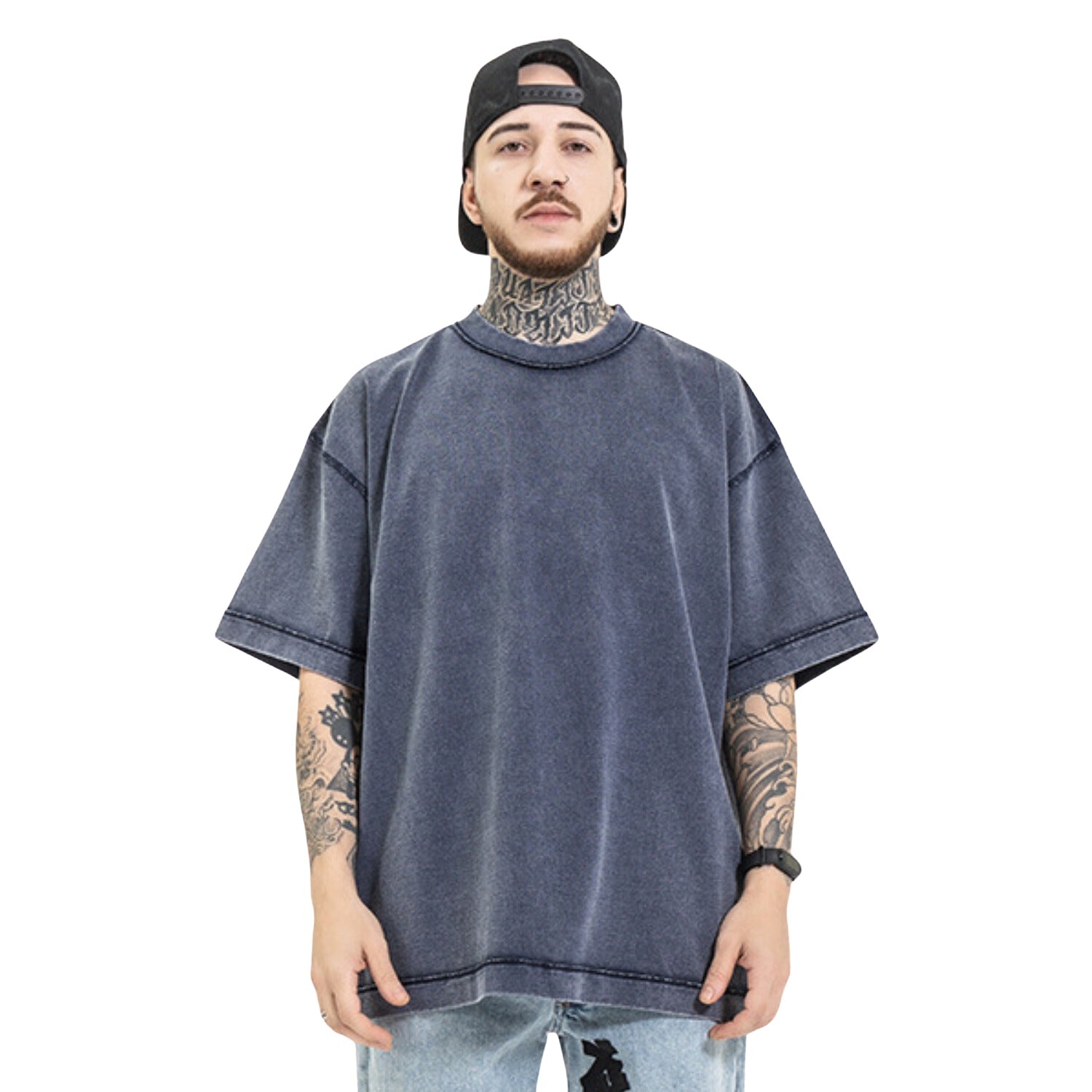 Oversize cotton streetwear t-shirt