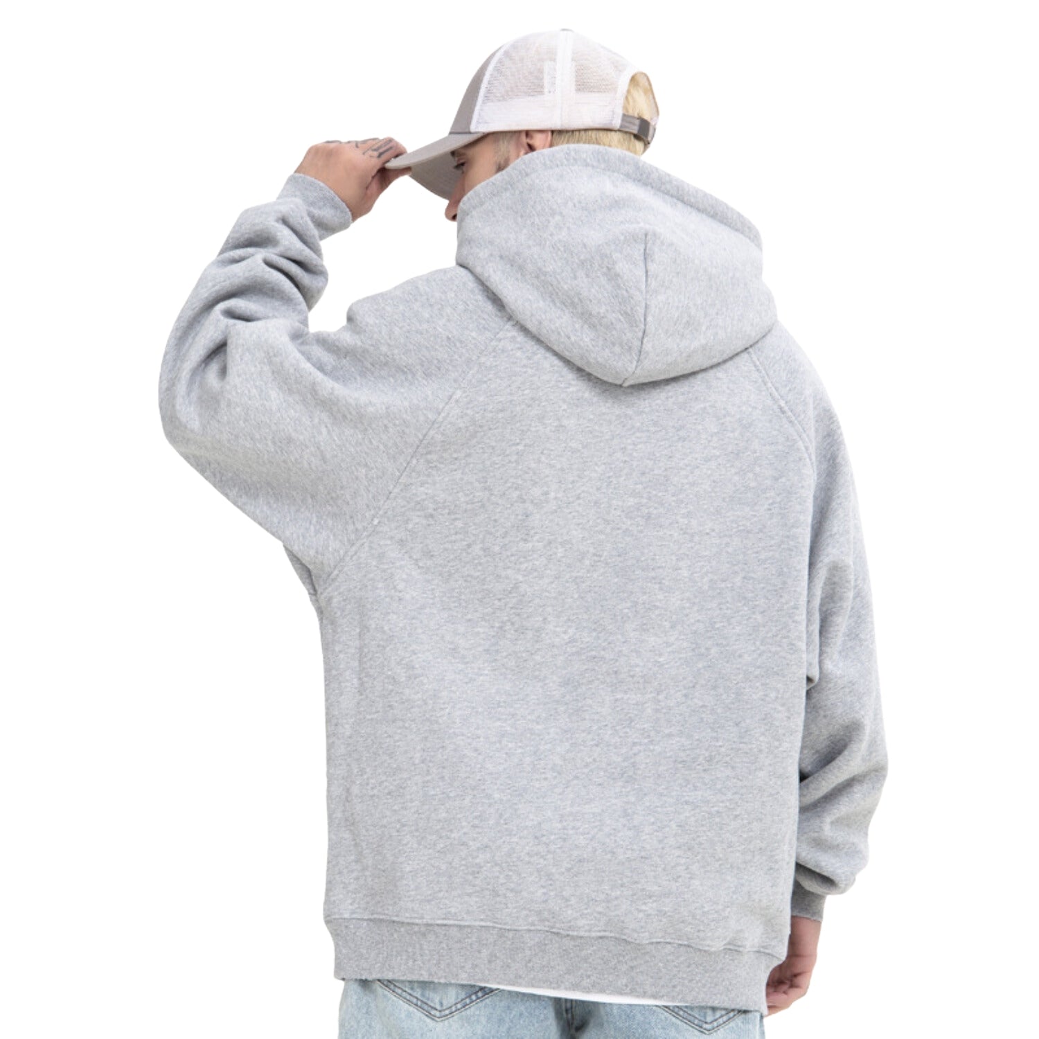 Men Streetwear Hoodie With Badges