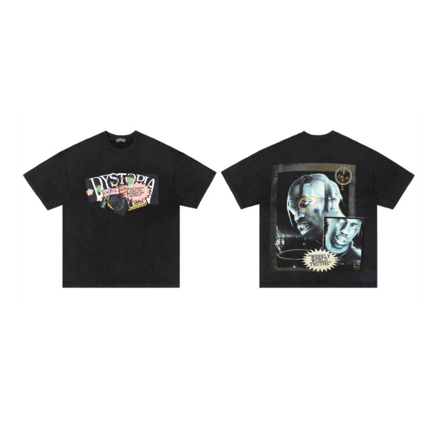 Travis Scott DYSTOPIA T-shirt