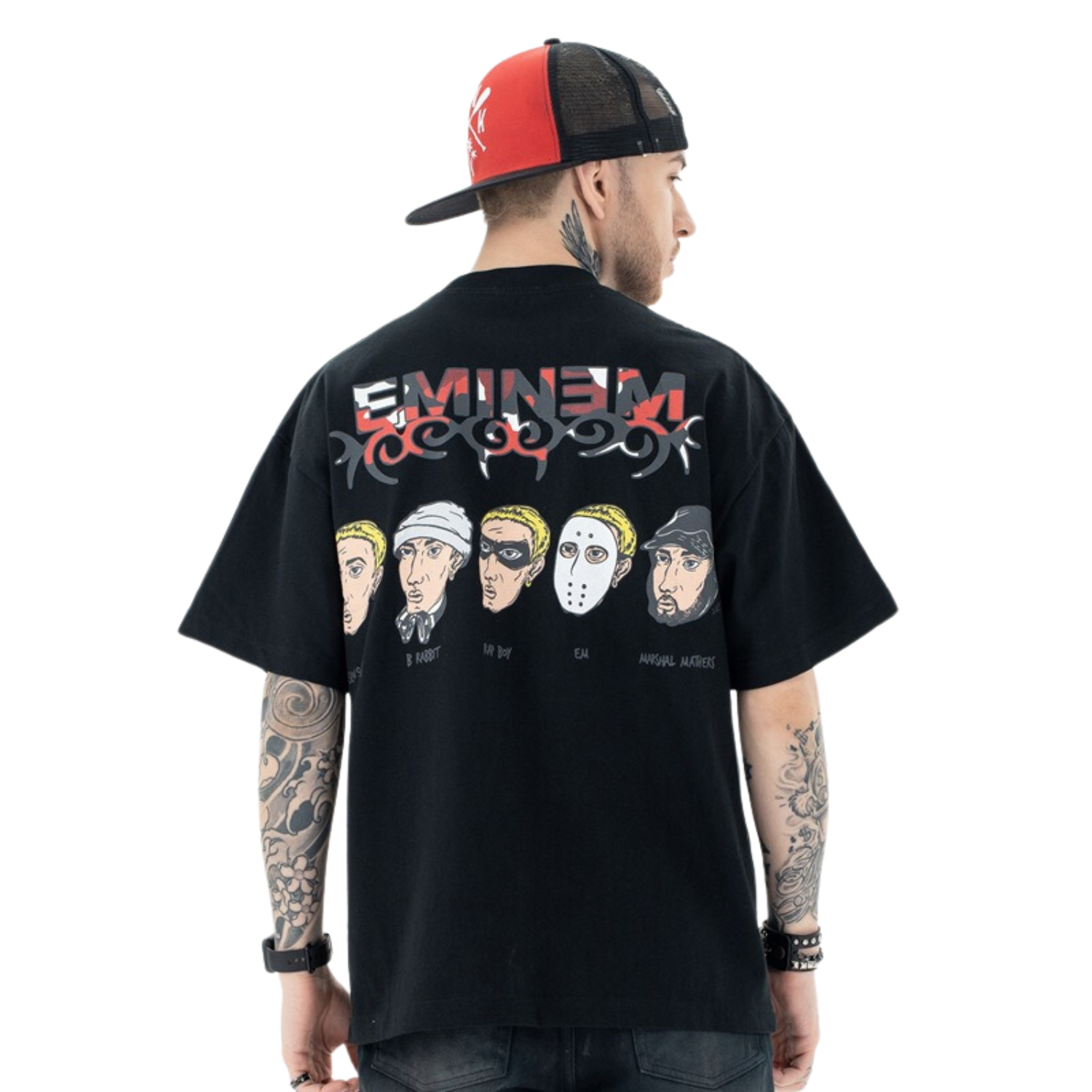 Eminem Multiple Faces  T-Shirt